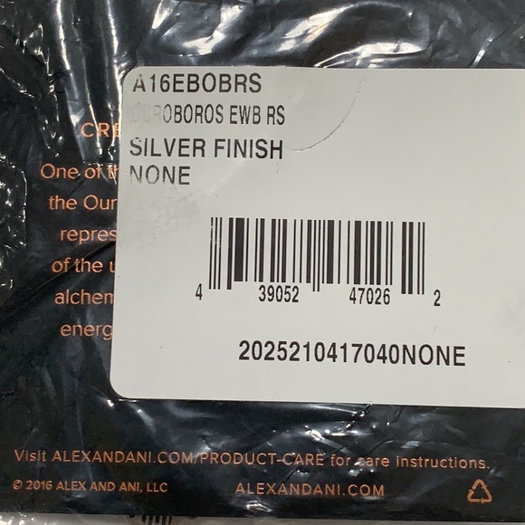 ALEX AND ANI silver 🐍 OUROBOROS-New - Picture 3 of 3